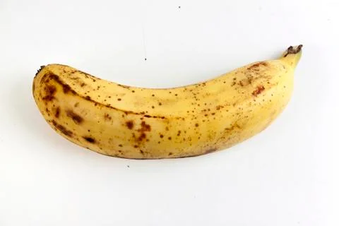 Banana isolated Foto stock