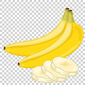 Banana Isolated, Vector. Stock Illustration