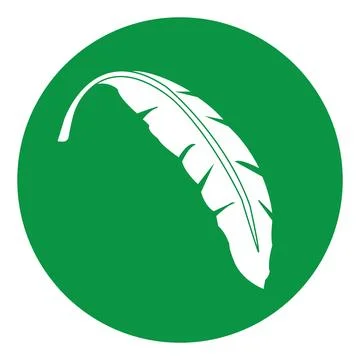 Banana leaf design Stock Illustration