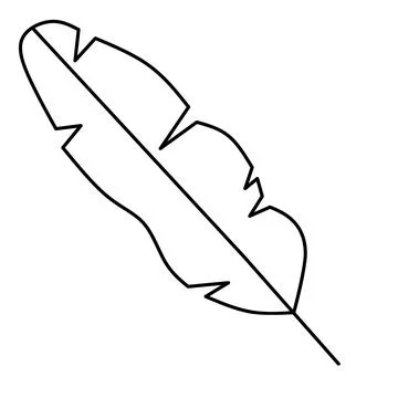 Banana Leaf Icon Isolated In Thin Line Stock Illustration