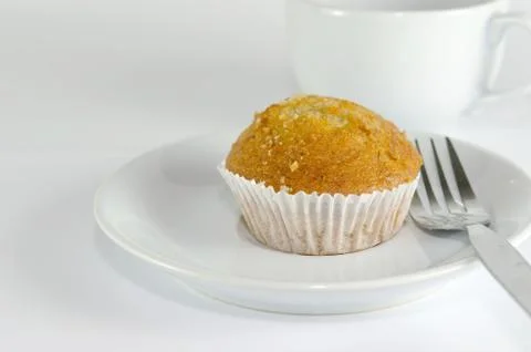 Banana muffin cake Foto stock