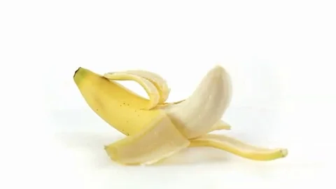 Banana opened Stock Footage 98578675