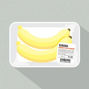 Banana Pack Vector Illustration イラスト素材