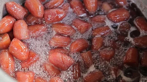 Banana in the pan Stock Footage 78898251