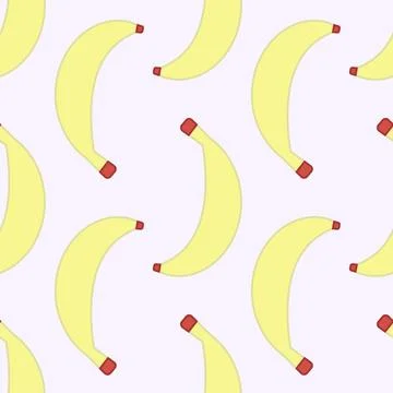 Banana pattern Stock Illustration