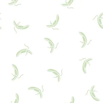 Banana peel glyph seamless pattern Stock Illustration