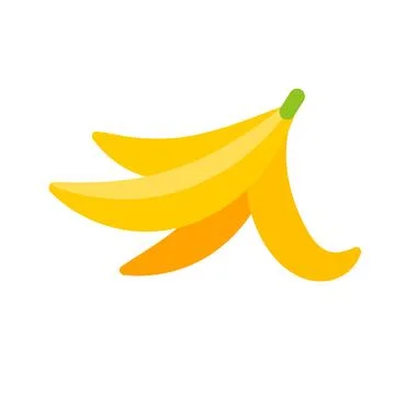 Banana peel Illustrazione stock