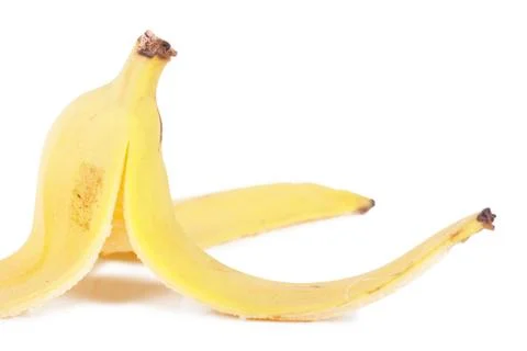 Banana peel Stock Photos
