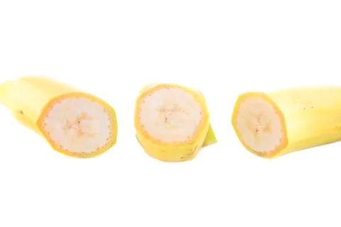Banana pieces Stock Photos