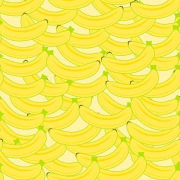Banana seamless Stock Illustration