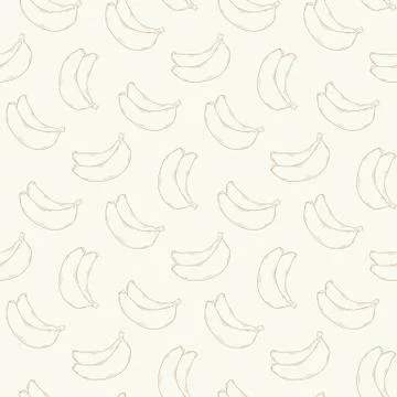 Banana seamless pattern Stock Illustration