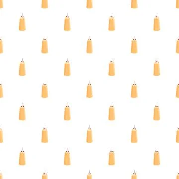 Banana smoothie drinks forming refreshing seamless pattern Stock Illustration