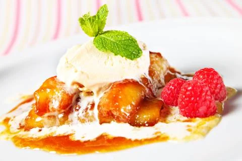 Banana split Stock Photos