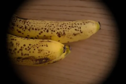 Banana in the spotlight Stock Photos