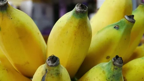 Banana Thai fruit. Stock Footage 228021598