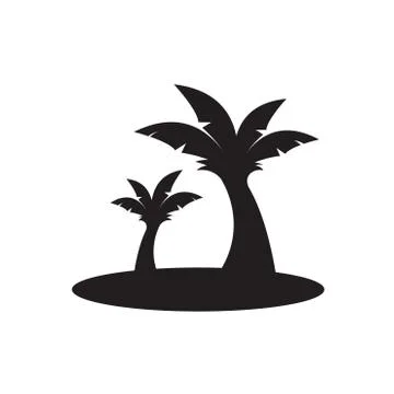Banana tree icon Stock Illustration