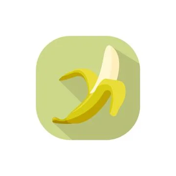 Banana vector flat design Stock Illustration