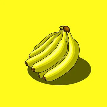 Banana vector illustration Stock Illustration