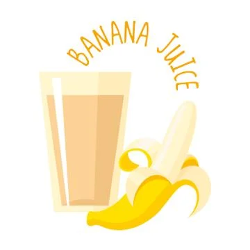 Banana vector illustration isolated Stock Illustration
