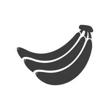 Banana Vector isolated on white background. Stock Illustration