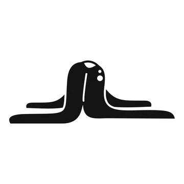 Banana waste icon simple vector. Trash food Stock Illustration