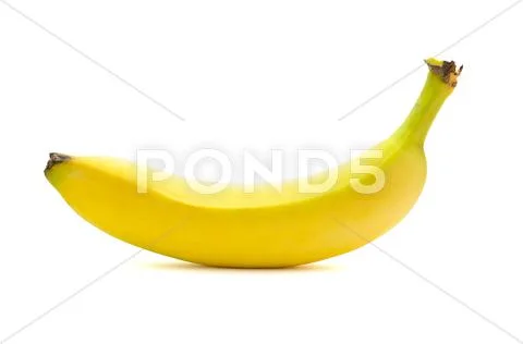 Banana on white background Stock-Fotos