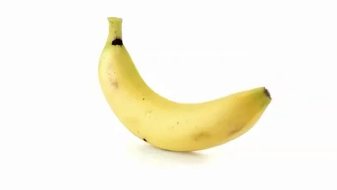 Banana as whole Stock Footage 98578670