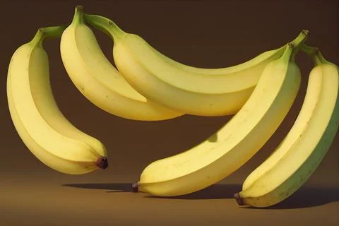 Bananas on background Stock Illustration