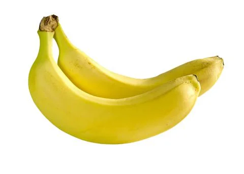 Bananas on a bright background. Stock Photos