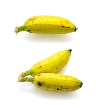 Bananas isolated Stock Photos
