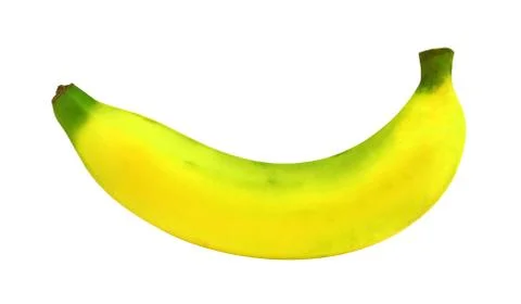 Bananas isolated on white background Stock Photos