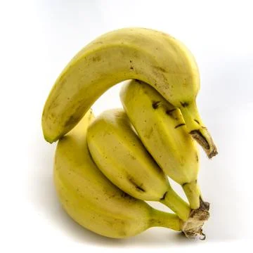Bananas isolated on white background Foto stock