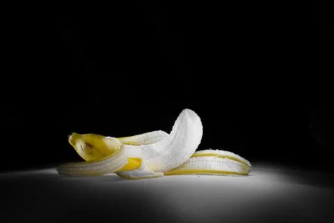 Bananas in light Stock Photos