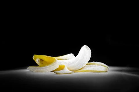 Bananas in light Stock Photos