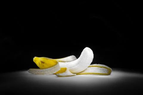 Bananas in light Foto stock