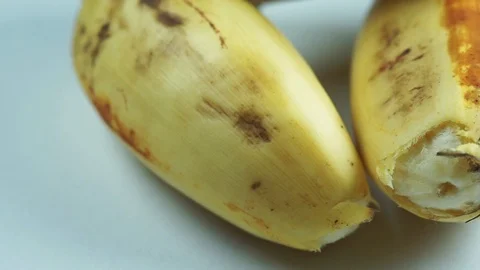 Bananas Macro Footage Stock Footage 104032262