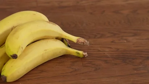 Bananas pan close-up Stock Footage 183592656