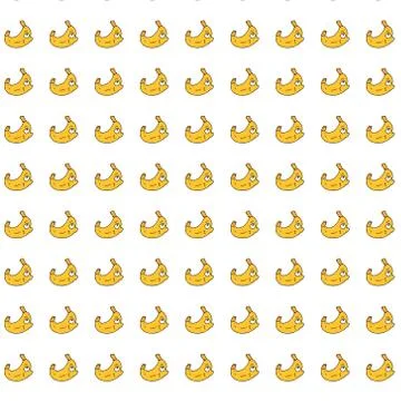 Bananas pattern, fabric, repeating pattern Stock Illustration