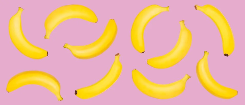 Bananas pattern Stock Photos