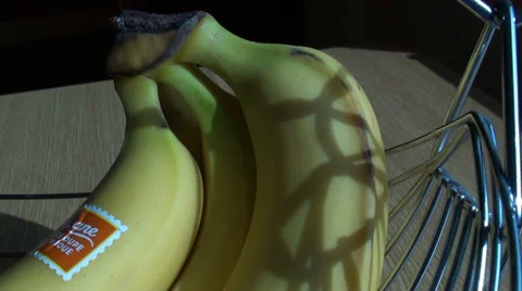 Bananas on the table 2 Stock Footage 36095130