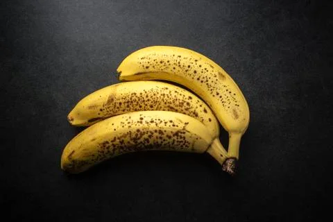 Bananas on  table Foto stock