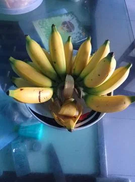 Bananas on the table Foto stock