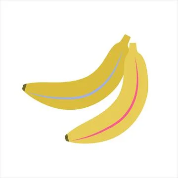Bananas vector illustration flat style Stock Illustration