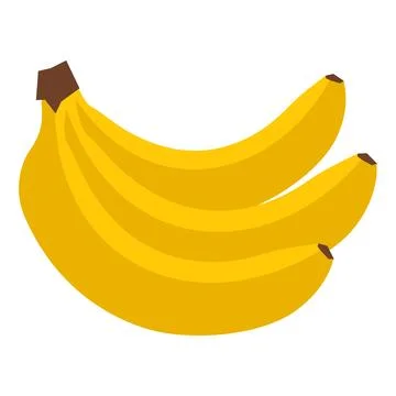 Bananas. Vector isolated on a white background Stock Illustration