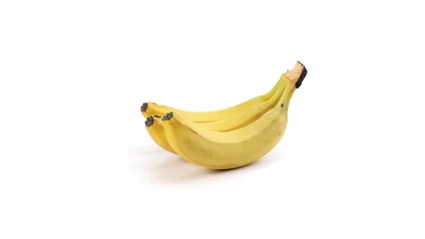 Bananas on white background Stock Footage 220208750