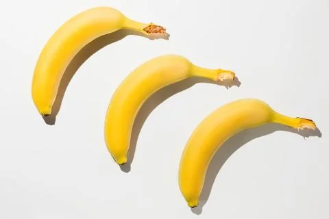 Bananas on white background isolate Foto stock