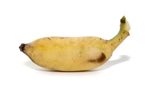 Bananas on white background Stock Photos