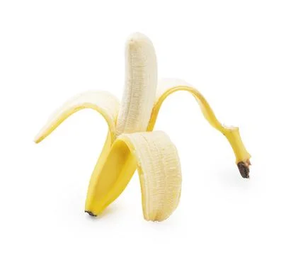 Bananas on a white background Stock Photos
