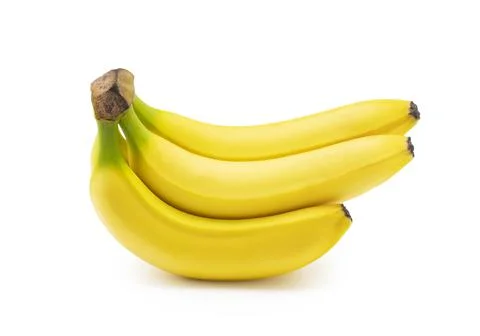 Bananas on a white background 写真素材