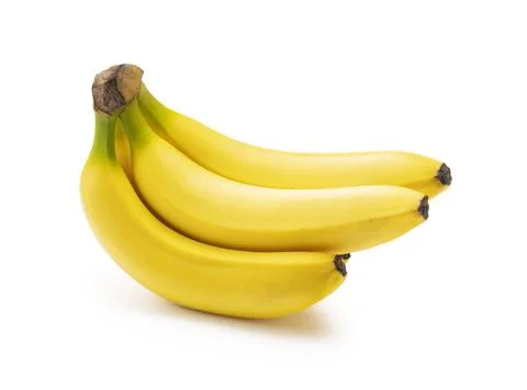 Bananas on a white background Stock Photos